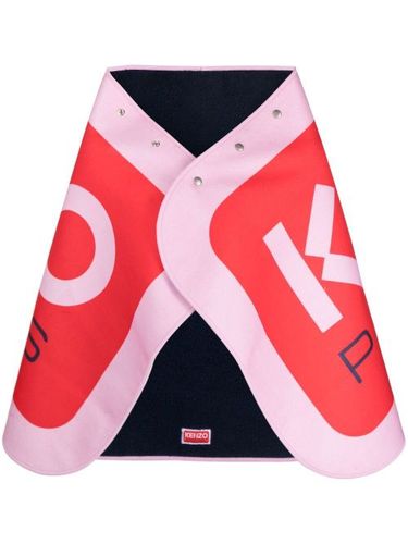 Écharpe-cape à logo imprimé - Kenzo - Modalova