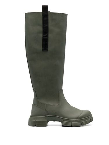 Bottes Country en caoutchouc recyclé - GANNI - Modalova