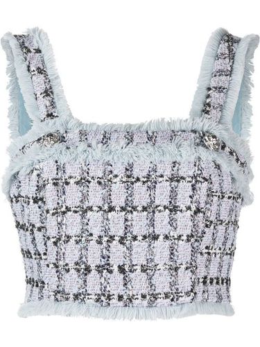 Haut crop en tweed - Philipp Plein - Modalova