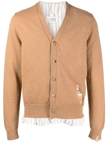 Cardigan à effet usé - Maison Margiela - Modalova