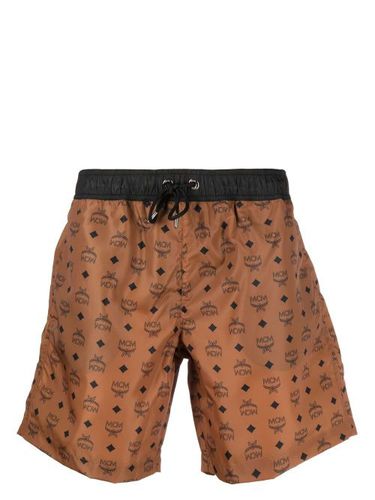 Short de bain à motif monogrammé - MCM - Modalova