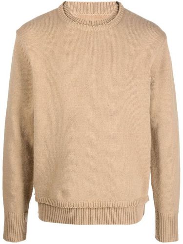 Pull en maille à détails de coudières - Maison Margiela - Modalova