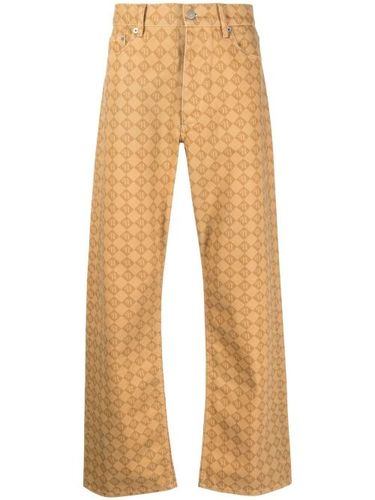 Pantalon droit à motif monogrammé - Nanushka - Modalova