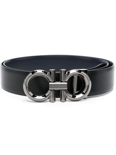 Ceinture en cuir à boucle logo - Ferragamo - Modalova