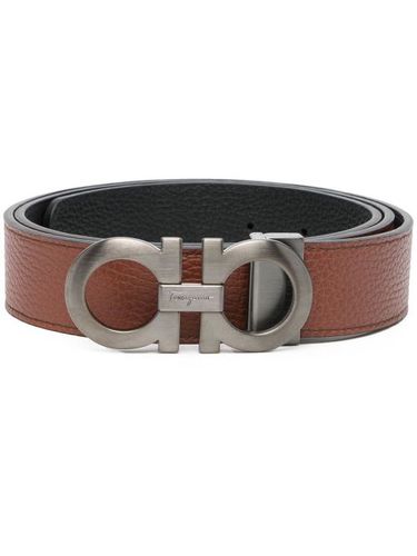 Ceinture Gancini en cuir - Ferragamo - Modalova