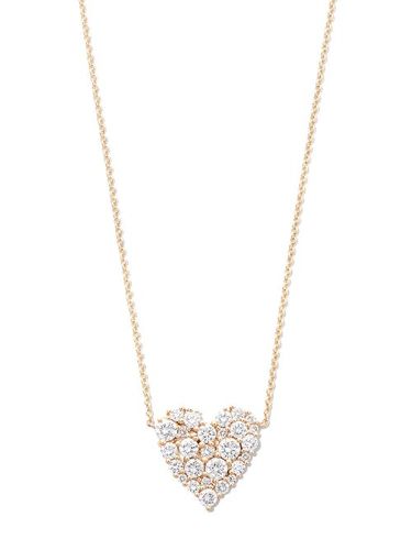 Collier en 14ct à pendentif serti de diamants - Sydney Evan - Modalova