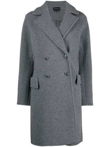 Manteau à boutonnière croisée - Emporio Armani - Modalova