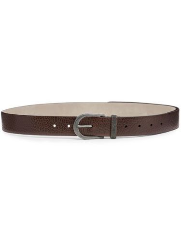 Ceinture en cuir grainé - Brunello Cucinelli - Modalova