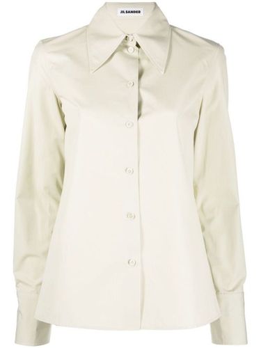 Chemise en popeline à boutonnière - Jil Sander - Modalova