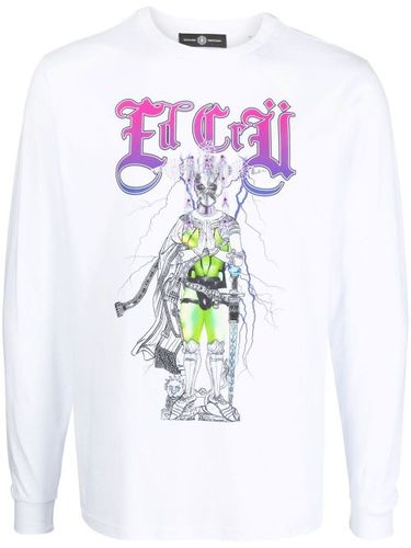 T-shirt en coton à imprimé graphique - Edward Crutchley - Modalova