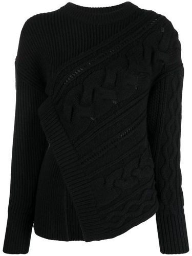 Pull asymétrique en laine - Alexander McQueen - Modalova