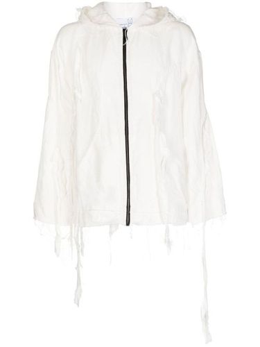 Hoodie zippé à effet usé - Natasha Zinko - Modalova