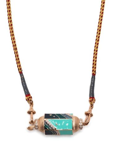 Collier Milky Way en rose 18ct pavé de diamants - Marie Lichtenberg - Modalova