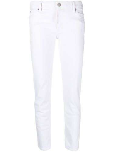 Jean White Bull à coupe skinny - DSQUARED2 - Modalova