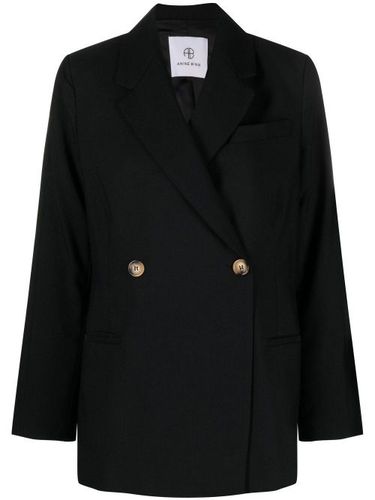 Blazer croisé à revers crantés - ANINE BING - Modalova