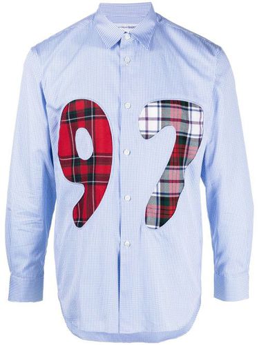 Chemise à patchs à carreaux - Comme Des Garçons Shirt - Modalova