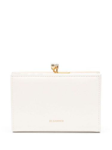 Porte-monnaie en cuir à détail de logo - Jil Sander - Modalova