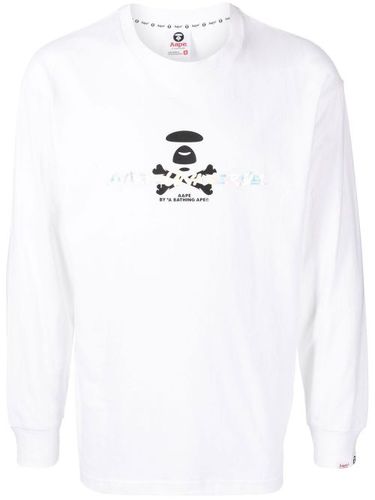 T-shirt à logo imprimé - AAPE BY *A BATHING APE® - Modalova