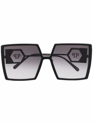 Lunettes de soleil à monture carrée - Philipp Plein - Modalova