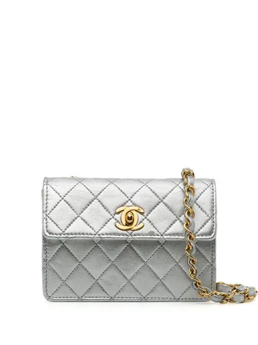 Mini sac à matelassage losanges (années 1990) - CHANEL Pre-Owned - Modalova