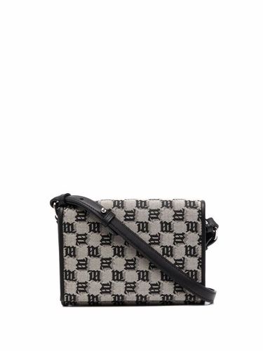 Sac porté épaule à motif monogrammé en jacquard - MISBHV - Modalova