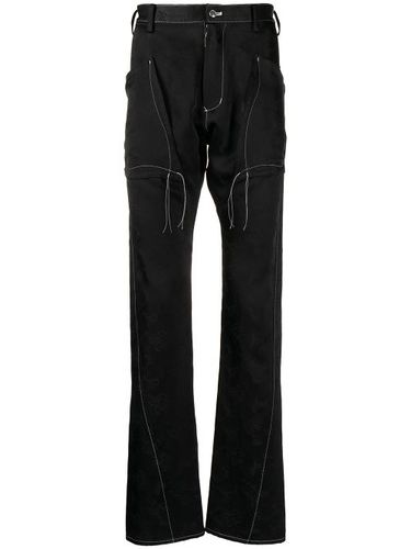 Pantalon slim à coutures contrastantes - sulvam - Modalova