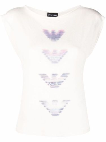 Chemise sans manches à logo imprimé - Emporio Armani - Modalova