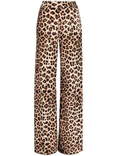 Pantalon évasé à imprimé léopard - Philipp Plein - Modalova