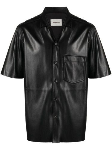 Chemise Camp en cuir artificiel - Nanushka - Modalova