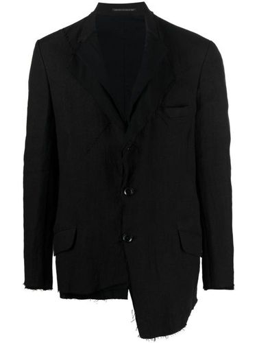 Blazer en lin à simple boutonnage - Yohji Yamamoto - Modalova