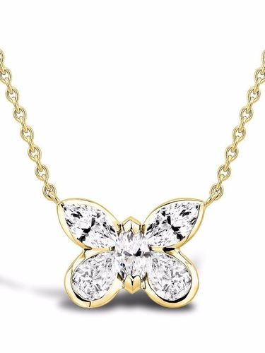 Collier Butterfly en 18ct à pendentif orné de diamants - Pragnell - Modalova