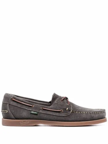 Chaussures bateau en daim à lacets - Paraboot - Modalova