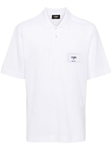 FENDI polo en coton - Blanc - FENDI - Modalova