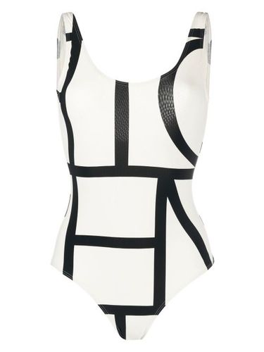Maillot de bain à motif monogrammé - TOTEME - Modalova
