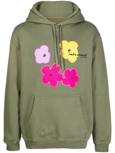 Hoodie en coton biologique à fleurs brodées - Maharishi - Modalova