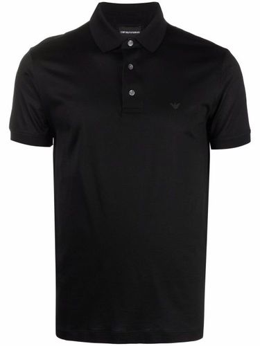 Polo à logo brodé - Emporio Armani - Modalova