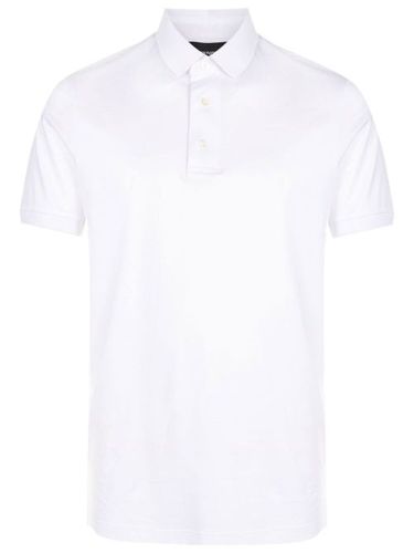 Polo à logo brodé - Emporio Armani - Modalova