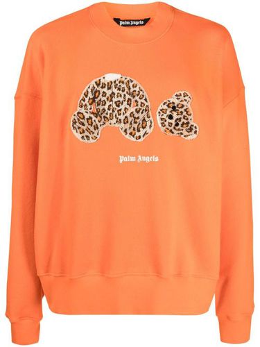 Sweat Leopard Teddy - Palm Angels - Modalova