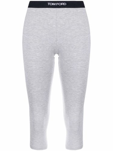Legging court à taille à logo - TOM FORD - Modalova