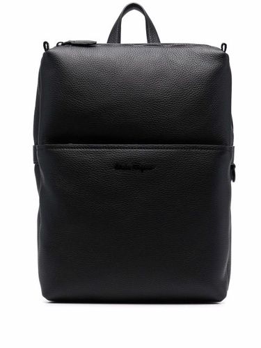 Sac à dos en cuir à fermeture zippée - Ferragamo - Modalova