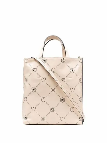 Sac à main à logo imprimé - Marni - Modalova