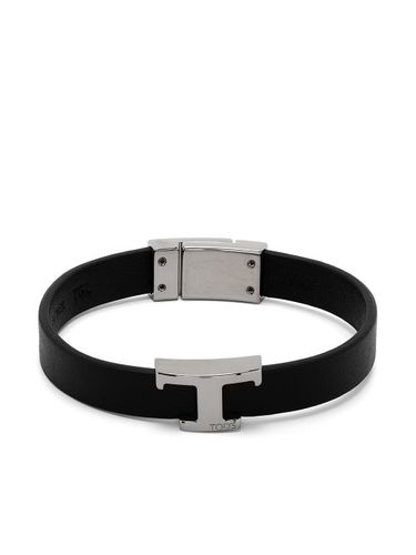 Bracelet en cuir à plaque logo - Tod's - Modalova