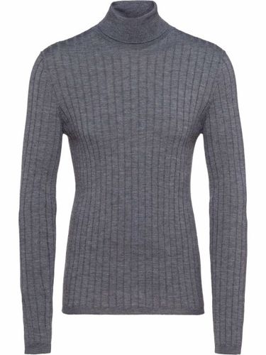 Pull nervuré à col roulé - Prada - Modalova