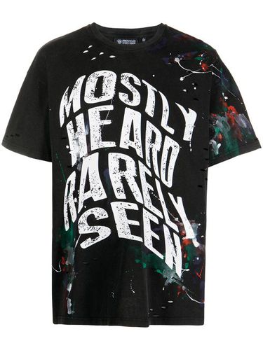 T-shirt imprimé à effet taches de peinture - Mostly Heard Rarely Seen - Modalova