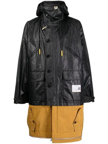 Manteau superposé à capuche - Maison MIHARA YASUHIRO - Modalova