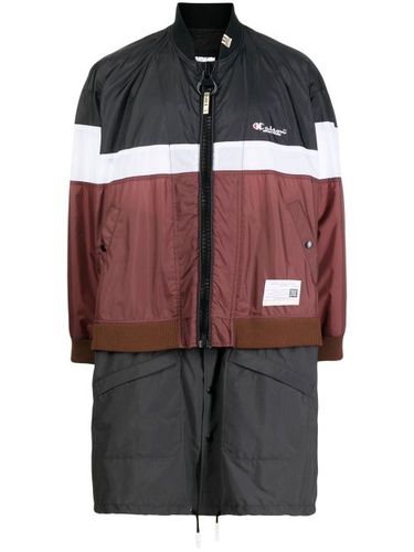 Manteau zippé à design superposé - Maison MIHARA YASUHIRO - Modalova