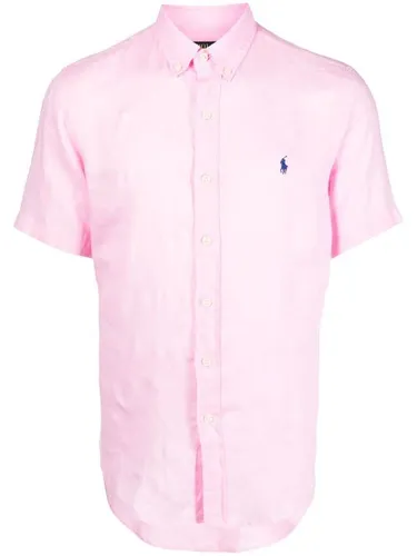 Chemise en lin à logo Polo Pony - Polo Ralph Lauren - Modalova