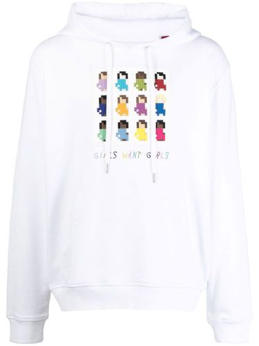 Hoodie à imprimé graphique - Mostly Heard Rarely Seen 8-Bit - Modalova