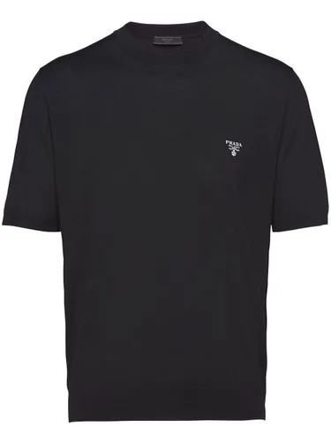 Pull en laine à col rond - Prada - Modalova