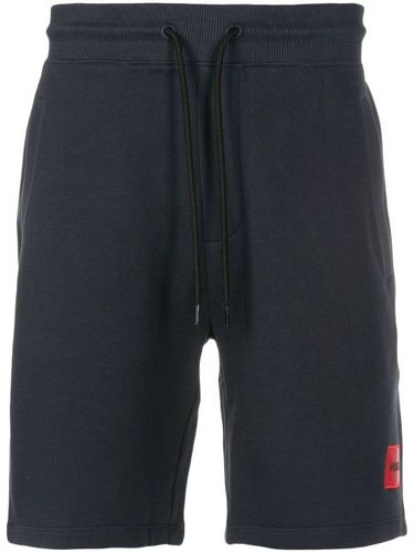 HUGO short à patch logo - Bleu - HUGO - Modalova